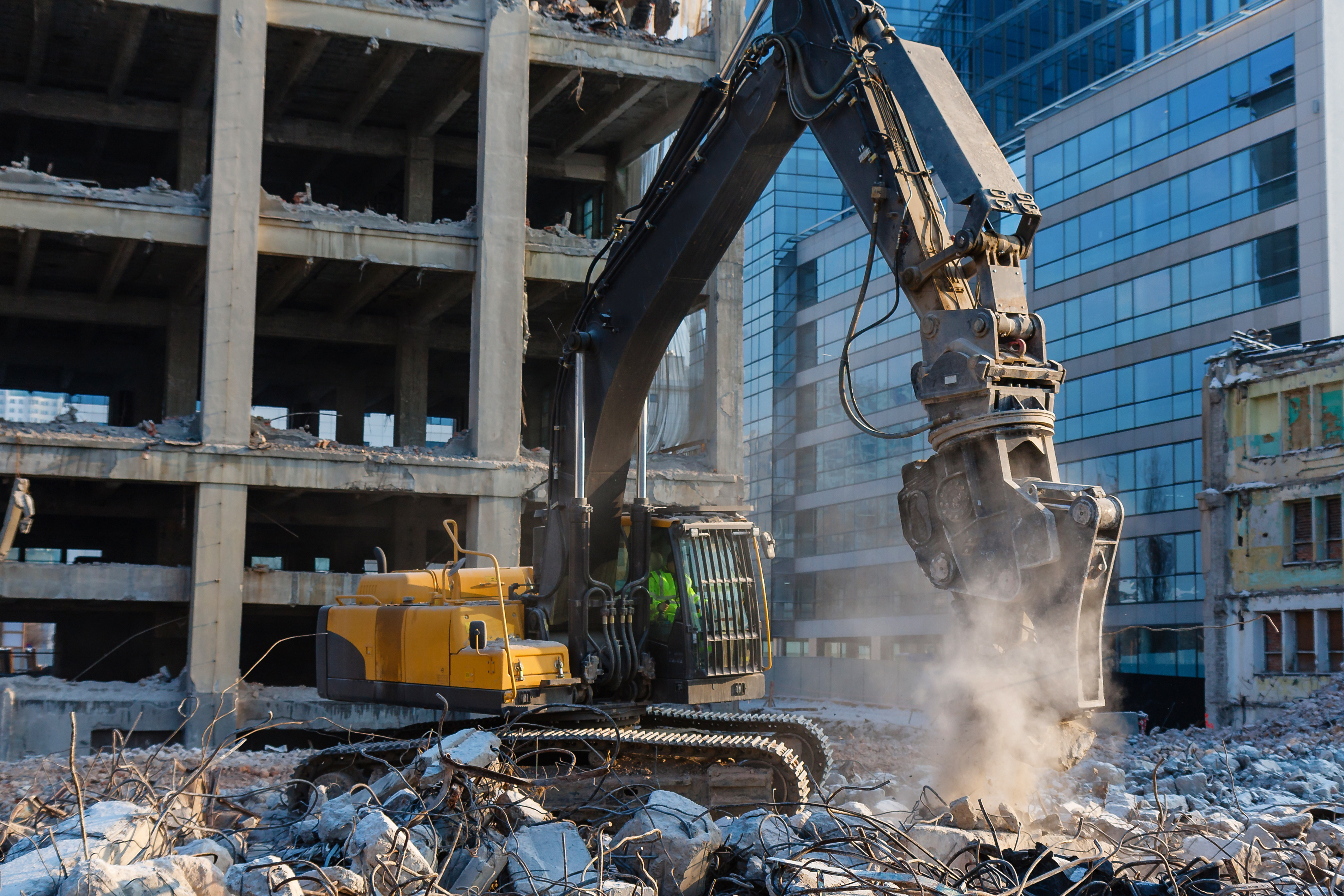 Commercial building demolition