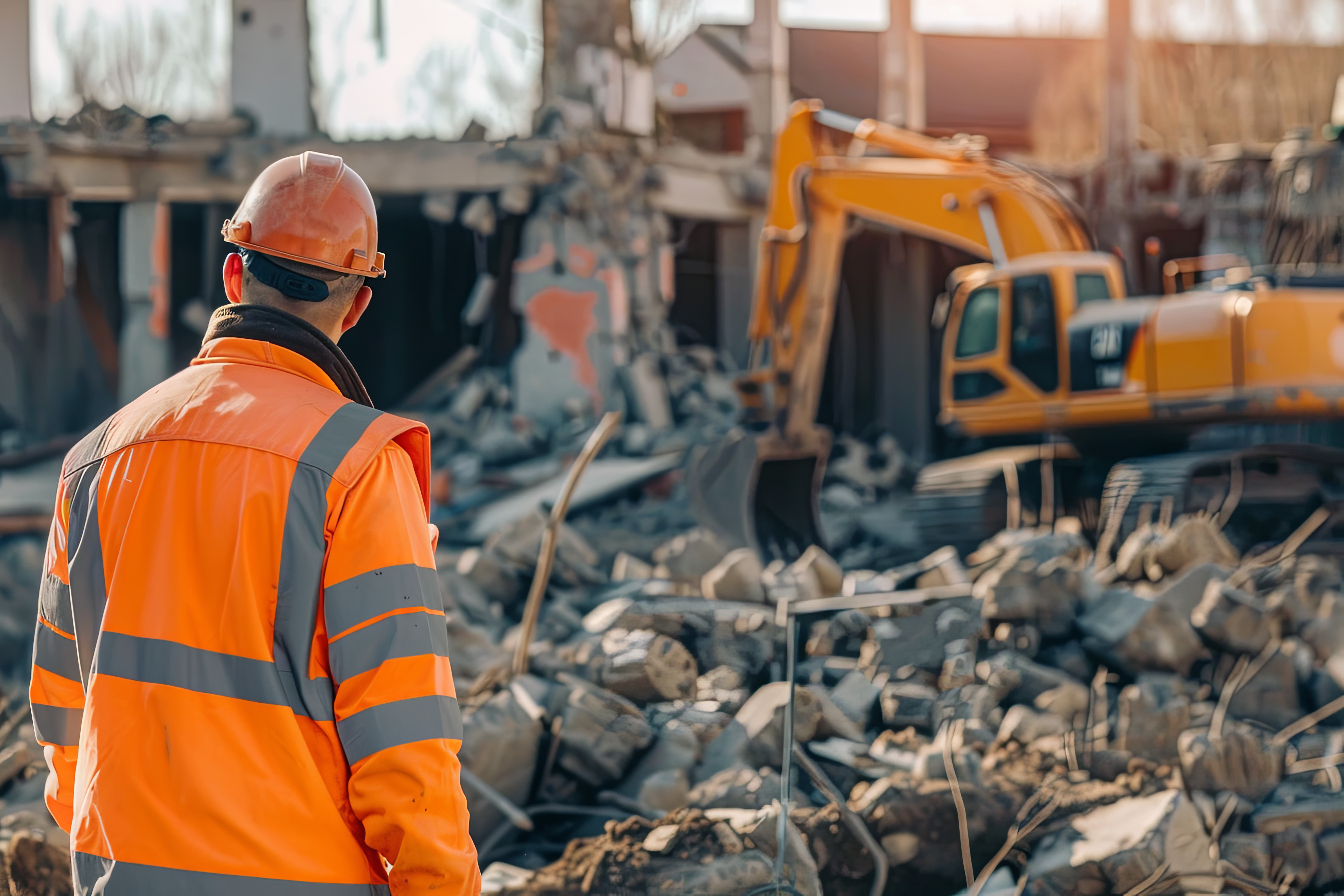 Demolition site supervisor